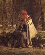 Jean Francois Millet Sitting Shepherdess oil painting